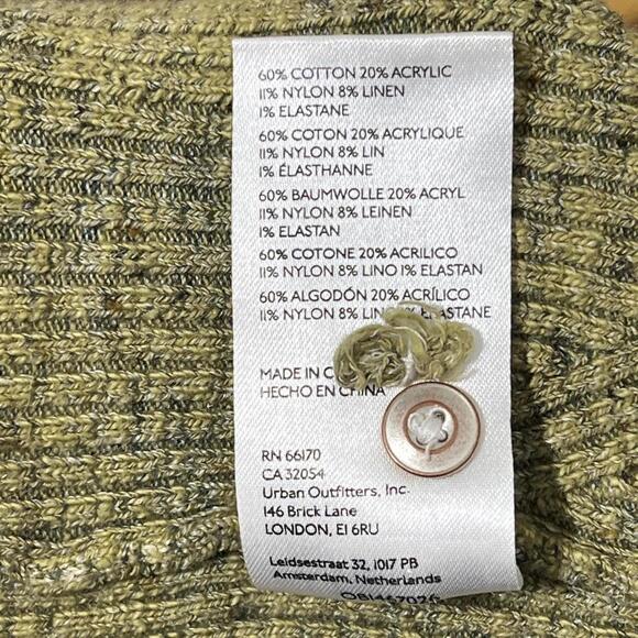 Pilcro Ribbed Knit Strapless Button-Front Top – Size Small - Picture 5 of 5